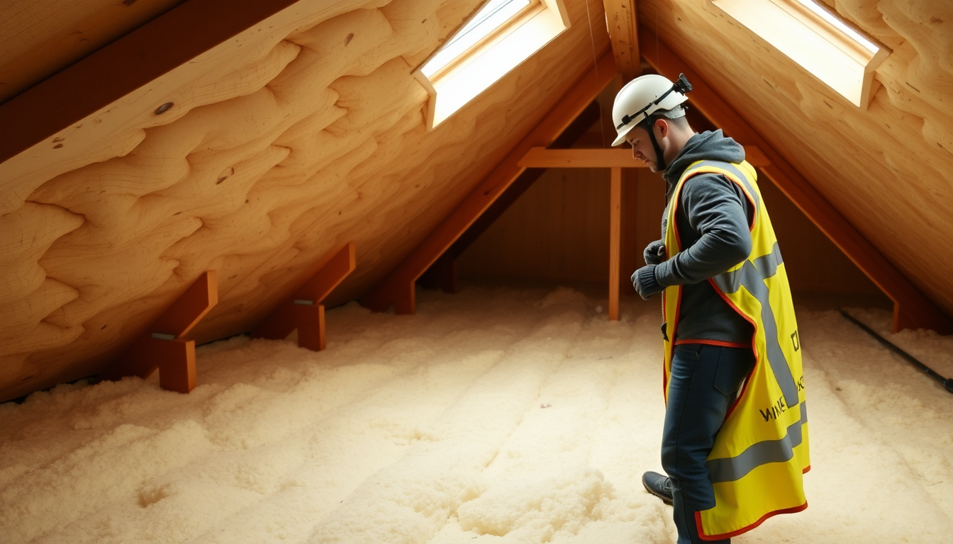 Isolation de toiture et travaux de rénovation énergétique dans une maison bretonne