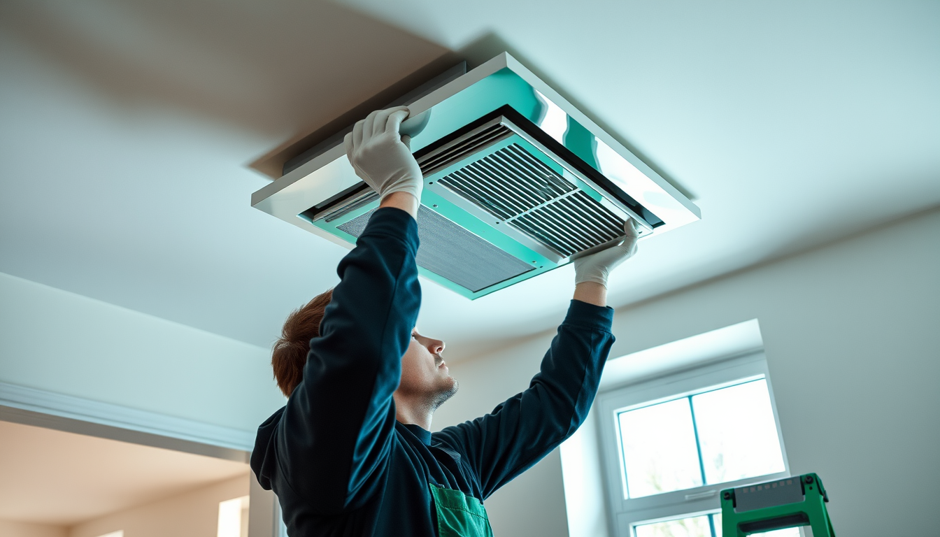 Installation d'une VMC hygrorégulable dans une maison en Bretagne